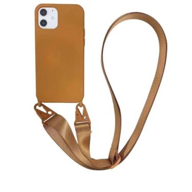 Imagem de Capa de telefone com cordão crossbody para iphone 14 15 Pro Max 13 12 Mini 11 XR XS Plus Colar com corda de pescoço Cabo de silicone com capa, X2, para iPhone 11 Pro max