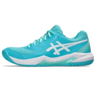 Imagem de ASICS Tênis feminino Gel-Dedicate 8 Pickleball, Energy Aqua/Branco, 36