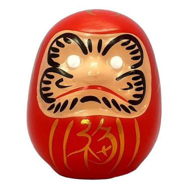 Imagem de Kit 5 Boneco Daruma Omiyague Presente Buda Sorte Amuleto 9,0 cm - Gall