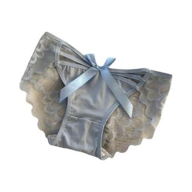 Imagem de Calcinhas De Renda De Algodão Para Mulheres, Cintura Média-Baixa, Resp