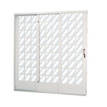 Imagem de Porta de Aço de Correr 215x160cm Minas Sul MGM Abertura Esquerda