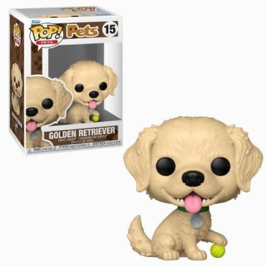 Imagem de Boneco Funko Pop Pets - Golden Retriever - Candide