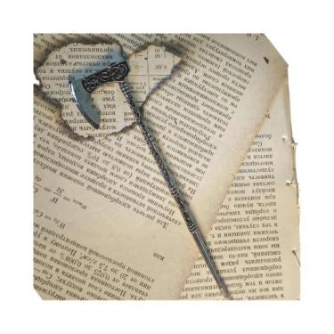 Imagem de Grampo De Cabelo Feminino Vintage Com Runas Nórdicas E Nó Celta, Estil