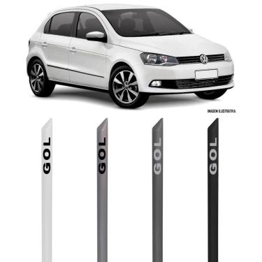 Imagem de Jogo Friso Lateral Pintado Vw Gol G5 G6 G7 2009 2010 2011 2012 2013 2014 2015 2016 2017 2018 2020 2021