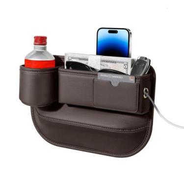Imagem de Organizador Relleno para Huecos del Asiento de Auto con Portavasos en 