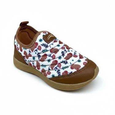 Imagem de Tênis Infantil Ortopasso Capivara Calce Fácil Jogging Confortável Dive