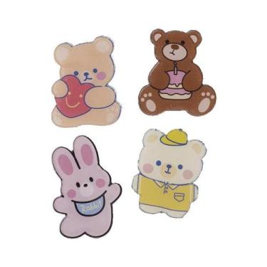 Imagem de Bottons De Acrilico Sestini Studio - Pet E Love, Colorido