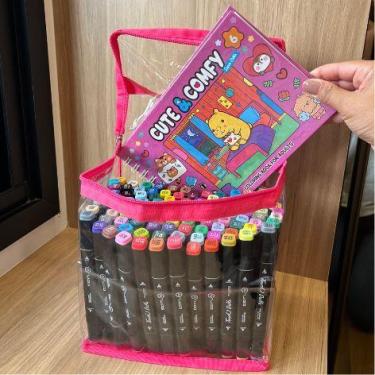 Imagem de Estojo Boobie Goods Canetinhas Touch 20X20X15, Rosa
