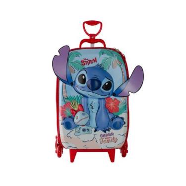 Imagem de Mochila De Carrinho Stitch Praia Infantil 3d Impermeável - Diplomata, 