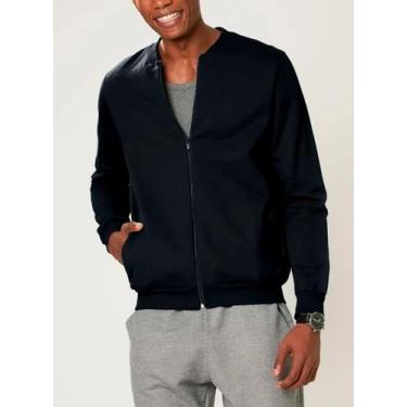 Imagem de Jaqueta Moletom Malwee 1000006666 Masculina Flanelada Algodão. T. P/XG