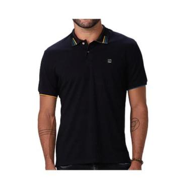 Imagem de Camisa Sallo Polo Sem Bolso 10108364 Preto, Preto, 10108364, G2