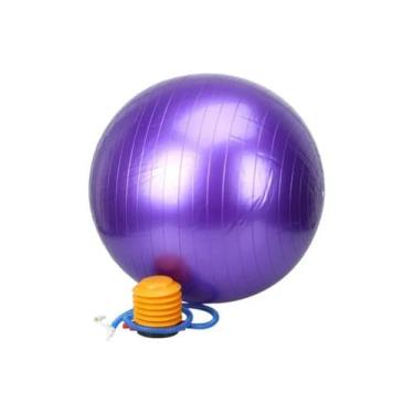 Imagem de Bola Suíça P/ Pilates Yoga Funcional Fitness 65cm + Bomba - MBFIT