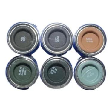 Imagem de Kit Com 6 Tintas Esmalte Sintético 14 Ml Revell 32340