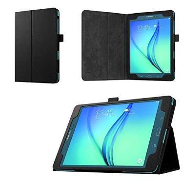 Imagem de Asng Capa para Samsung Galaxy Tab A 8.0 2015 – Capa fina dobrável com abertura automática para Galaxy Tab A 8.0 Tablet SM-T350 2015 (não serve para Tab A 8.0), Preto