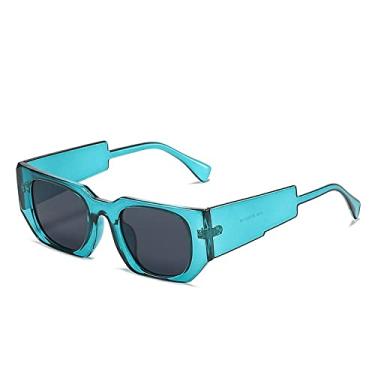 Imagem de Óculos de sol Personalidade Modelagem Net Red Street Shooting Moda Passarela Óculos de Sol Óculos de Sol Versáteis Masculinos e Femininos, 7, Tamanho Único