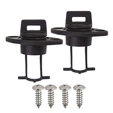 Imagem de Kit de plugues de drenagem de barco Zipp Seven Kayak Scupper para Kayak Canoe e Barco, conjunto com 2 pretos