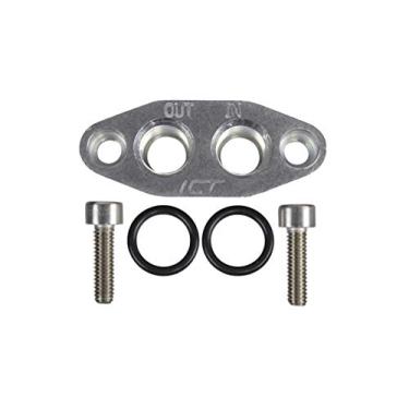 Imagem de Adaptador de refrigerador de óleo de billet ICT - 6AN ORB Oring In/Out Port Plate LS1 LSX LS3 LS LS2 LS3 LH6 L92 L76 LY2 LY5 LY6 LC9 LFA LH8 LMG L98 L9H L20 LZ1 L99 LC8 LC7 Kit 551600