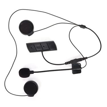 Imagem de Fones De Ouvido Para Capacete De Motocicleta, Fone De Ouvido Sem Fio Para Motocicleta, Resposta Automática, Capacete à Prova D'água, Intercomunicador Para Viva-voz, Chamada, Música, GPS