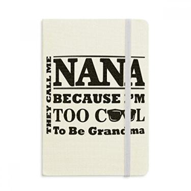 Imagem de Caderno de anotações com desenho animado para avó com capa dura em tecido oficial
