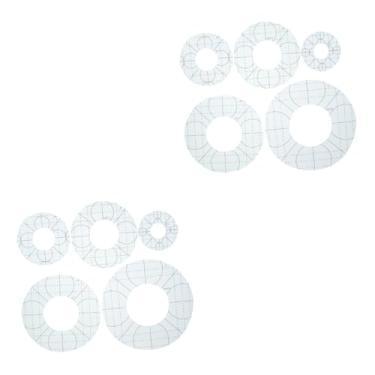 Imagem de SEWACC 10 Pcs régua de patchwork Régua de costura Ferramenta de costura modelos de quilting de movimento livre régua de acolchoado régua de retalhos modelo de acolchoado Esportes tecido
