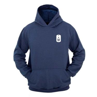 Imagem de Moletom Masculino Canguru Estampa Patente Militar Ragor