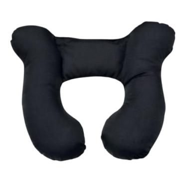 Imagem de Almofada de Pescoço Apoio Cabeça Bebe Cadeirinha (Preto)