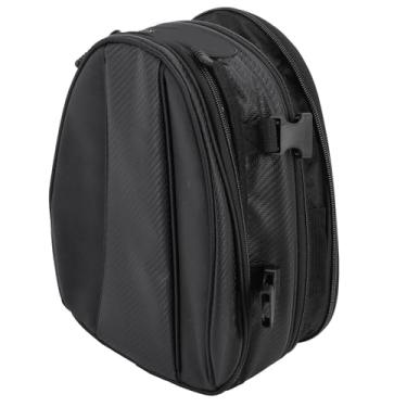 Imagem de Aramox Mochila de motocicleta multifuncional universal para scooter, bicicleta, quadriciclo, impermeável, bolsa de bagagem para banco traseiro