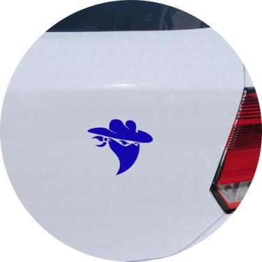 Imagem de Adesivo de Carro Sertanejo Cowboy Bandido - Cor Azul - Melhor Adesivo,