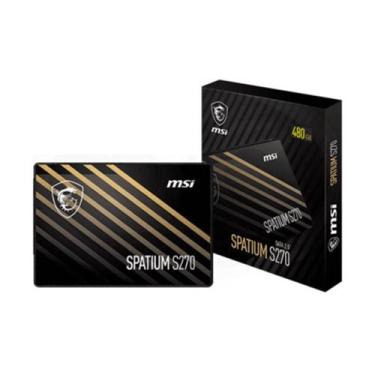 Imagem de SSD 480GB MSI Spatium S270 2.5" SATA III