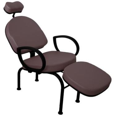 Imagem de Cadeira Conforty Maquiagem Cílios Sobrancelha Unhas Café - For-Ty