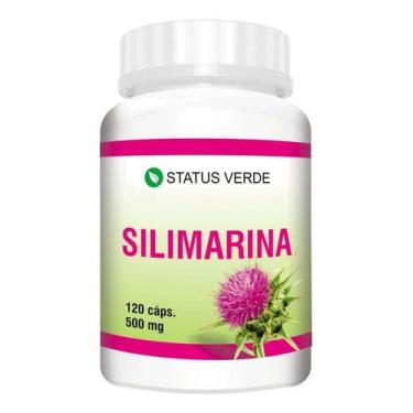 Imagem de Silimarina Cardo Mariano 500mg 120 Cápsulas - Status Verde, Neutro