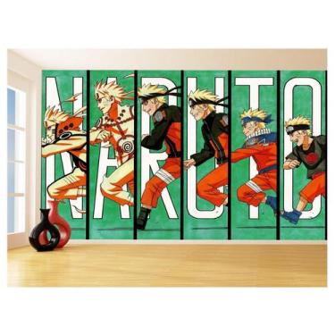 Imagem de Papel De Parede Anime Naruto Mangá Desenho Art 3,5M Nrt08 - Você Decor