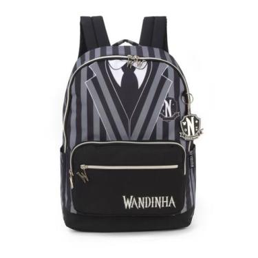 Imagem de Mochila de Costas Wandinha Addams Escolar Juvenil Colegial - Luxcel, P