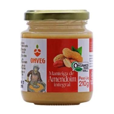 Imagem de Manteiga De Amendoim Orgânica Onveg 210G - Ongev