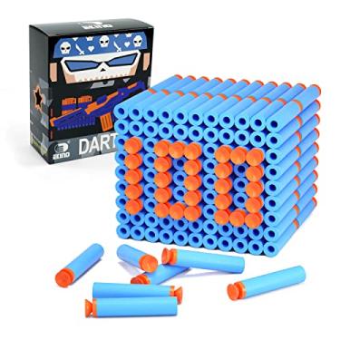 Imagem de EKIND Refil de Dardos de Sucção 100 Peças Compatível com Armas Nerf Elite (Azul Claro)