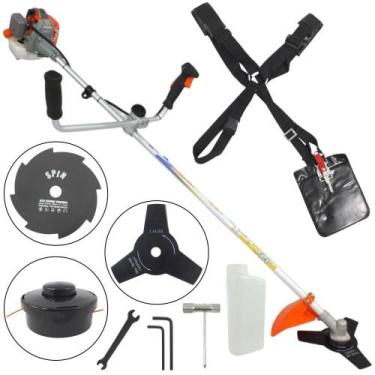 Imagem de Roçadeira Profissional Vulcan VR260P 2T 26CC 0,9CV Robusta + Disco 8 P