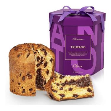 Imagem de Panettone Trufado Artesanal Recheado De Chocolate Ofner 1kg