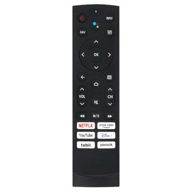 Imagem de Controle remoto de substituição infravermelho compatível com Hisense Smart Android TV 70A6G 70A6H 65U6H 55U6H 43A4H 40A4H 75A6H 65A6H 55U8G 65A6G 60A6G 50U6G 65U8G 32A4H 75A6G 55A6G 50A6G 43A6G 50U6H