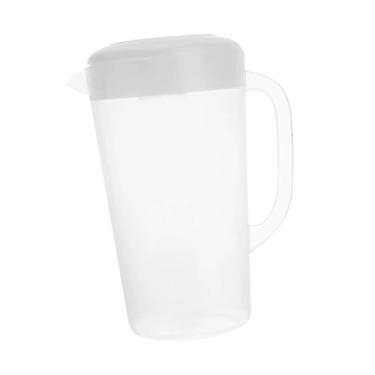 Imagem de ＫＬＫＣＭＳ Jarra de água para Geladeira, Chaleira para Chá Gelado, Transparente com Alça, Jarra de água para Verão, Jarra de para, Chá Gelado, água Que,