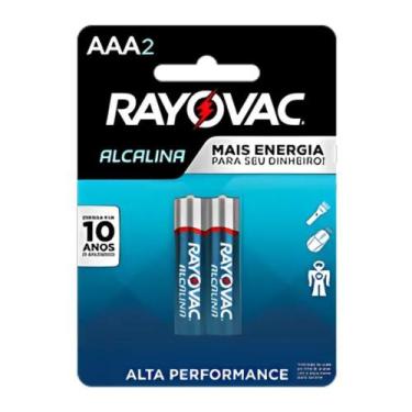 Imagem de Pilha Rayovac Alcalina Tamanho AAA Palito Com 2 unidades