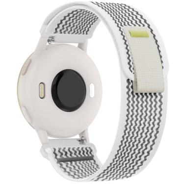 Imagem de Koazon Pulseiras de relógio Trail Loop de nylon de 20 mm compatíveis com Garmin Forerunner 55/165/Vivoactive 5/6, pulseira de substituição esportiva macia e respirável ajustável para Garmin Venu Sq 2