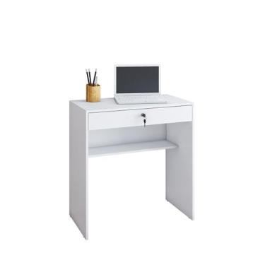 Imagem de Escrivaninha Estudare 1 Gaveta com Chave - Mobília Mix, BRANCO
