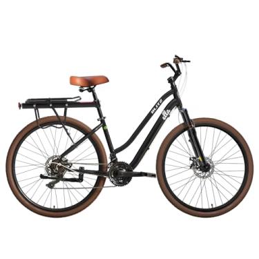 Imagem de Bicicleta BLITZ Ella Aro 29 Câmbio SH 21v Freio à Disco + Bagageiro e Cadeado (Preto, 15)