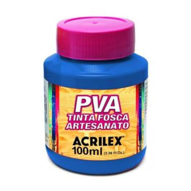 Imagem de Tinta 100Ml Fosca Artesanato Azul Mar Acrilex 535