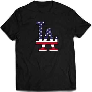 Imagem de Camiseta L.A Los Angeles Camisa Swag Street Moda Rua USA - Mago das Ca