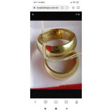 Imagem de Alianças feitas de moedas antigas - Kibrilho, Amarelo