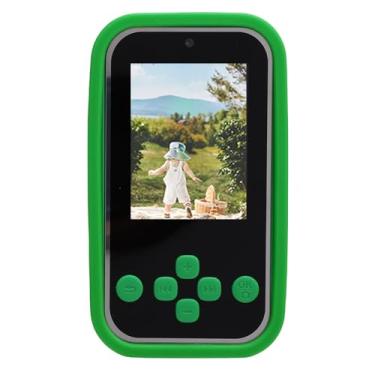 Imagem de Zopsc Câmera de Selfie Infantil 1080p HD Foco Automático Com Tela de 2,4 Polegadas Aplicativos de Alto-falante Embutidos Filtros de Adesivos para Crianças Presentes de Natal de (GREEN)