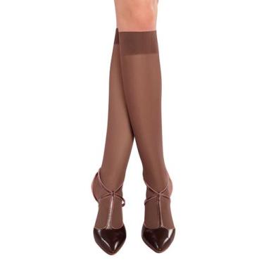 Imagem de Meia 3/4 Soft Board Trifil (W06163/6163) Fio 40, Marrom, Café, ÚNICO