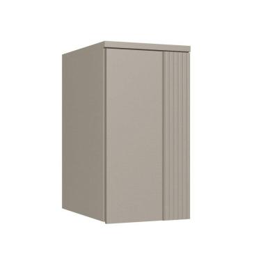 Imagem de Módulo Guarda-roupa Aéreo 1 Porta Elegance Níquel Canelado