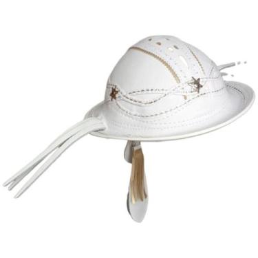 Imagem de Chapéu De Couro Nordestino Dominguinhos Preto elegante - selaria shopp